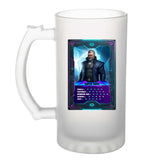 fete des peres papa carte geek gamer cadeau anniversaire noel chope verre à bière cervoise