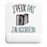 Tapis de souris ergonomique avec repose-poignet, accessoire bureau pour femme et homme, fête des pères, cadeau pas cher, idée cadeau fête des mères, secret santa, départ à la retraite, télétravail et gaming