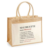 Sac Fête des Mères Mamie MAman Soeur Femme Famille Idée Cadeau anniversaire Noël Travail Boulot Métier Départ Retraite Collègue Femme cabas shopping plage