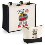Cabas homme ou femme sac plage ou shopping tote bag pochette trousse Idée cadeau original pour anniversaire Noël travail départ retraite collègue famille fete des mères fetes des pères papa maman mamie papi