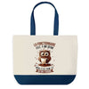 Sac de shopping bleu Fonctionnaire Chouette Grain