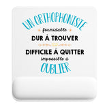 Tapis de souris ergonomique avec repose-poignet, accessoire bureau pour femme et homme, fête des pères, cadeau pas cher, idée cadeau fête des mères, secret santa, départ à la retraite, télétravail et gaming