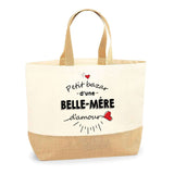 Sac Jute Fête des Mères Fêtes des Pères Mamie Papi Famille Idée Cadeau anniversaire Noël Travail Boulot Métier Départ Retraite Collègue Femme Homme