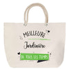 Sac Fête des Mères Mamie Famille Idée Cadeau anniversaire Noël Travail Boulot Métier Départ Retraite Collègue Femme cabas shopping plage