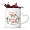 Mug personnalisé, idée cadeau pour maman, femme collègue saint valentin Noël, anniversaire, fête des mères Secret Santa