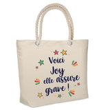Sac Fête des Mères Mamie Famille Idée Cadeau anniversaire Noël Travail Boulot Métier Départ Retraite Collègue Femme cabas shopping plage
