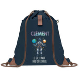 sac a dos homme bleu coton recycle avec pochette idee cadeau utile pour collegue papa ou ami cadeau homme noel anniversaire secret santa ou depart a la retraite sac durable pratique et robuste design sobre et elegant