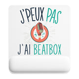 Tapis de souris ergonomique avec repose-poignet, accessoire bureau pour femme et homme, fête des pères, cadeau pas cher, idée cadeau fête des mères, secret santa, départ à la retraite, télétravail et gaming