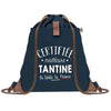 Sac à Dos Bleu avec Pochette Certifiée meilleure Tantine
