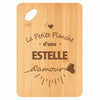 Planche bambou gravée personnalisée femme idée cadeau Fête des Mères apéro 30×20 prénom cuisine plateau fromage anniversaire noel maman mamie