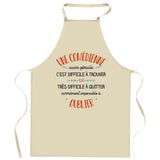 Cadeau Cuisinier cuisinière mère maman papa père mamie papi Vêtement Blouse de protection Barbecue Jardinage Tablier de Travail Tâches ménagères 