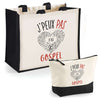 Cabas homme ou femme sac plage ou shopping tote bag pochette trousse Idée cadeau original pour anniversaire Noël travail départ retraite collègue famille fete des mères fetes des pères papa maman mamie papi