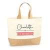 Sac Jute Fête des Mères Fêtes des Pères Mamie Papi Famille Idée Cadeau anniversaire Noël Travail Boulot Métier Départ Retraite Collègue Femme Homme