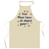 Cadeau Cuisinier cuisinière mère maman papa père mamie papi Vêtement Blouse de protection Barbecue Jardinage Tablier de Travail Tâches ménagères 