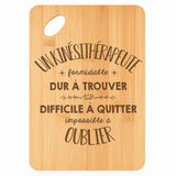 Planche bambou gravée personnalisée homme idée cadeau Fête des Pères apéro 30×20 prénom cuisine plateau fromage anniversaire noel papa papi 