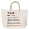 Sac Fête des Mères Mamie Famille Idée Cadeau anniversaire Noël Travail Boulot Métier Départ Retraite Collègue Femme cabas shopping plage