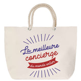 Sac Fête des Mères Mamie Famille Idée Cadeau anniversaire Noël Travail Boulot Métier Départ Retraite Collègue Femme cabas shopping plage