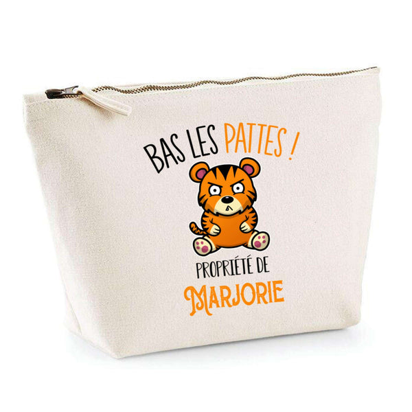 Trousse pochette de rangement maquillage Fête des Mères Mamie Famille Idée Cadeau anniversaire Noël Travail Boulot Métier Départ Retraite Collègue Femme