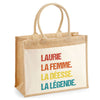 Sac Fête des Mères Mamie MAman Soeur Femme Famille Idée Cadeau anniversaire Noël Travail Boulot Métier Départ Retraite Collègue Femme cabas shopping plage