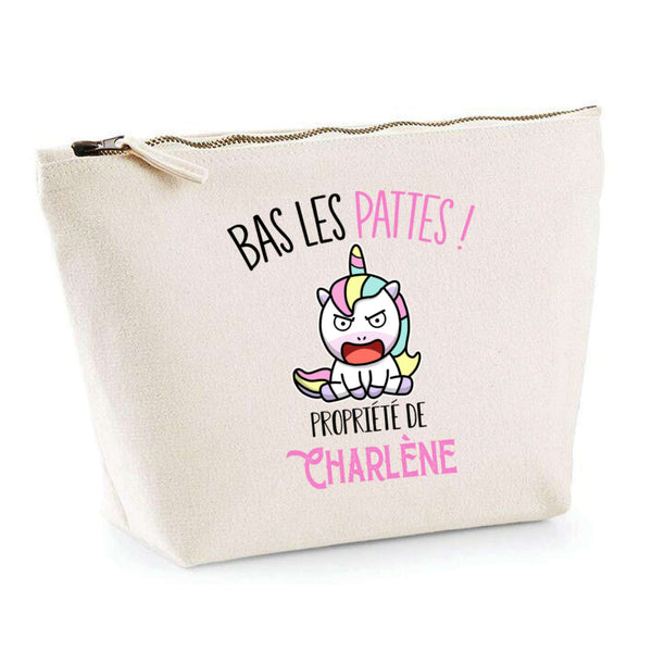 Trousse pochette de rangement maquillage Fête des Mères Mamie Famille Idée Cadeau anniversaire Noël Travail Boulot Métier Départ Retraite Collègue Femme
