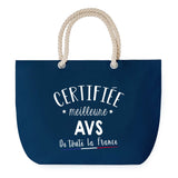 Sac de plage Bleu anse corde Certifiée meilleure AVS