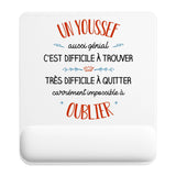 Tapis de souris ergonomique avec repose-poignet, accessoire bureau pour femme et homme, fête des pères, cadeau pas cher, idée cadeau fête des mères, secret santa, départ à la retraite, télétravail et gaming