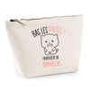 Trousse pochette de rangement maquillage Fête des Mères Mamie Famille Idée Cadeau anniversaire Noël Travail Boulot Métier Départ Retraite Collègue Femme