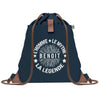 sac a dos homme bleu coton recycle avec pochette idee cadeau utile pour collegue papa ou ami cadeau homme noel anniversaire secret santa ou depart a la retraite sac durable pratique et robuste design sobre et elegant