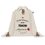 Sac à dos avec pochette Bazar d'un Témoin d'amour