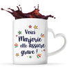 Mug personnalisé, idée cadeau pour maman, femme collègue saint valentin Noël, anniversaire, fête des mères Secret Santa