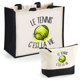 Cabas homme ou femme sac plage ou shopping tote bag pochette trousse Idée cadeau original pour anniversaire Noël travail départ retraite collègue famille fete des mères fetes des pères papa maman mamie papi