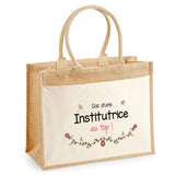Sac Fête des Mères Mamie MAman Soeur Femme Famille Idée Cadeau anniversaire Noël Travail Boulot Métier Départ Retraite Collègue Femme cabas shopping plage