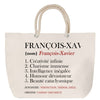 Sac Fête des Mères Mamie Famille Idée Cadeau anniversaire Noël Travail Boulot Métier Départ Retraite Collègue Femme cabas shopping plage