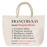 Sac Fête des Mères Mamie Famille Idée Cadeau anniversaire Noël Travail Boulot Métier Départ Retraite Collègue Femme cabas shopping plage
