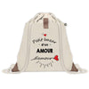 Sac à dos avec pochette Bazar d'un Amour d'amour