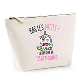 Trousse pochette de rangement maquillage Fête des Mères Mamie Famille Idée Cadeau anniversaire Noël Travail Boulot Métier Départ Retraite Collègue Femme