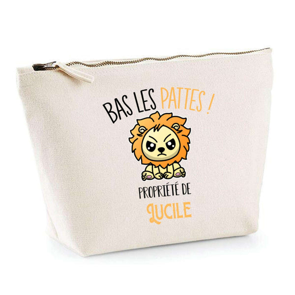 Trousse pochette de rangement maquillage Fête des Mères Mamie Famille Idée Cadeau anniversaire Noël Travail Boulot Métier Départ Retraite Collègue Femme