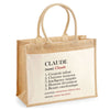 Sac Fête des Pères Papa Papi Frère Homme Famille Idée Cadeau anniversaire Noël Travail Boulot Métier Départ Retraite Collègue cabas 