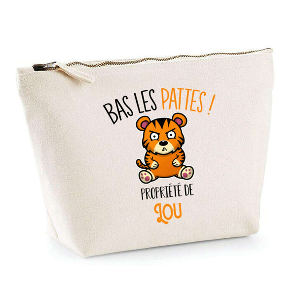 Trousse pochette de rangement maquillage Fête des Mères Mamie Famille Idée Cadeau anniversaire Noël Travail Boulot Métier Départ Retraite Collègue Femme