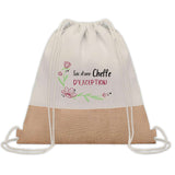 Sac Fête des Mères Mamie Maman Cadeau anniversaire Noël Travail Métier Départ Retraite Collègue Femme cabas shopping plage