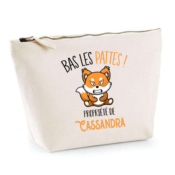 Trousse pochette de rangement maquillage Fête des Mères Mamie Famille Idée Cadeau anniversaire Noël Travail Boulot Métier Départ Retraite Collègue Femme