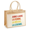 Sac Fête des Mères Mamie MAman Soeur Femme Famille Idée Cadeau anniversaire Noël Travail Boulot Métier Départ Retraite Collègue Femme cabas shopping plage