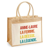 Sac Fête des Mères Mamie MAman Soeur Femme Famille Idée Cadeau anniversaire Noël Travail Boulot Métier Départ Retraite Collègue Femme cabas shopping plage