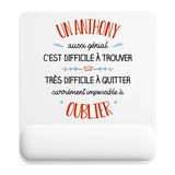 Tapis de souris ergonomique avec repose-poignet, accessoire bureau pour femme et homme, fête des pères, cadeau pas cher, idée cadeau fête des mères, secret santa, départ à la retraite, télétravail et gaming