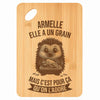 Planche bambou gravée personnalisée femme idée cadeau Fête des Mères apéro 30×20 prénom cuisine plateau fromage anniversaire noel maman mamie