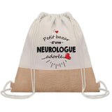 Sac Fête des Mères Mamie Maman Cadeau anniversaire Noël Travail Métier Départ Retraite Collègue Femme cabas shopping plage