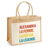 Sac Fête des Mères Mamie MAman Soeur Femme Famille Idée Cadeau anniversaire Noël Travail Boulot Métier Départ Retraite Collègue Femme cabas shopping plage