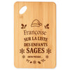 Planche à découper cadeau Noël famille amis papa maman mamie papi, idée cadeau apéro et cuisine, Secret Santa