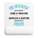 Tapis de souris ergonomique avec repose-poignet, accessoire bureau pour femme et homme, fête des pères, cadeau pas cher, idée cadeau fête des mères, secret santa, départ à la retraite, télétravail et gaming