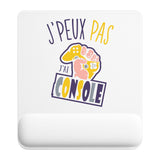 Tapis de souris ergonomique avec repose-poignet, accessoire bureau pour femme et homme, fête des pères, cadeau pas cher, idée cadeau fête des mères, secret santa, départ à la retraite, télétravail et gaming